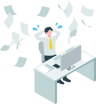 お悩みイラスト